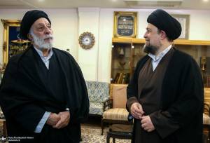 تصاویری از دیدار سیدحسن خمینی با سیدهادی خامنه‌ای