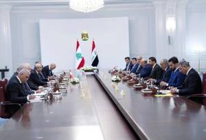 ​نخست وزیر لبنان با همتای عراقی خود دیدار و گفتگو کرد