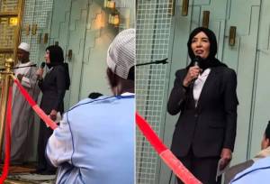 حجاب فرماندار نیویورک در مسجد خبرساز شد
