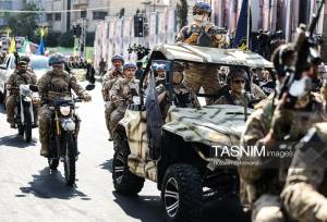 رزمایش 40 هزار موتورسوار جان‌فدا در تهران برگزار شد