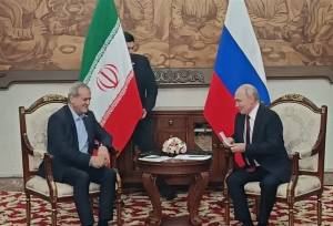 پزشکیان و پوتین در بیشکک دیدار کردند