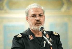 پیام شبانه سخنگوی سپاه به زبان انگلیسی