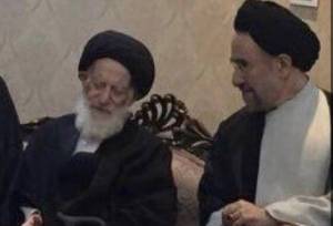 خاتمی جویای احوال آیت‌الله شبیری زنجانی شد