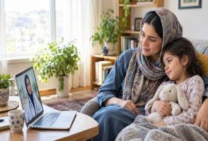 مشاوره آنلاین برای کودکان؛ چه زمانی باید با پزشک صحبت کنیم؟