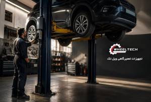 جک دو ستون تعمیرگاهی و دستگاه بالانس چرخ