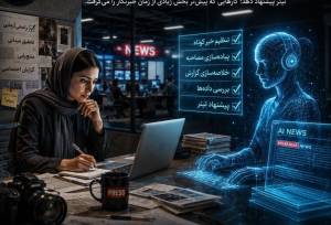 هوش مصنوعی وارد اتاق خبر شد/ پایان خبرنگاری یا آغاز یک عصر تازه؟