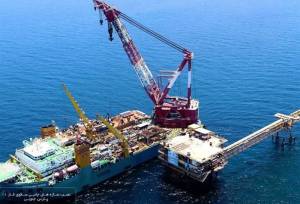 نصب جکت 11A با اجرای بیش از 700 متر شمع‌کوبی تکمیل شد