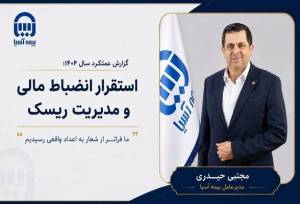 گزارش عملکرد بیمه آسیا سال ۱۴۰۴؛ استقرار انضباط مالی و مدیریت ریسک