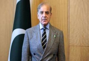 عکسی پربازدید از جوراب‌ خاص شهباز شریف در مراسم امضاء توافق‌ مکه