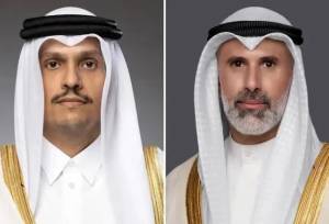 تاکید وزیر خارجه قطر بر ضرورت اجرای یادداشت‌ تفاهم میان ایران و آمریکا در گفتگو با مقام کویتی