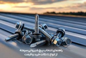 راهنمای انتخاب پیچ شیروانی سرمته؛ از انواع تا نکات خرید و قیمت