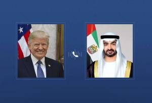 گفت‌وگوی تلفنی ترامپ و رئیس امارات درباره تحولات منطقه