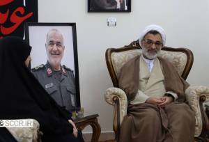 دیدار دبیر شورایعالی انقلاب فرهنگی با خانواده شهید سلامی