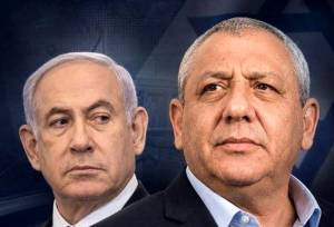 نتانیاهو از رقیبش عقب افتاد