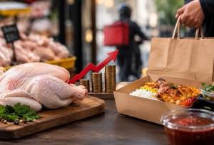 قیمت مرغ چقدر روی قیمت یک پرس غذای بیرون‌بر اثر می‌گذارد؟