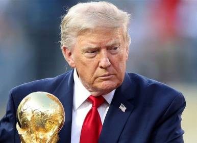 ترامپ در فینال جام جهانی 2026 هو شد+فیلم