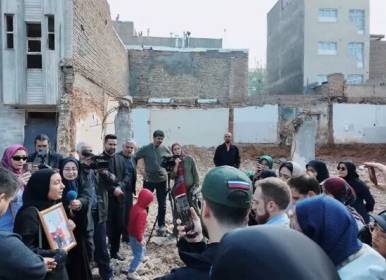 بازدید خبرنگاران خارجی از محله قره‌باغی تبریز+فیلم