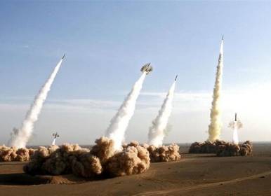 نخستین تصاویر از حمله شبانه ایران به پایگاه‌های آمریکا+فیلم