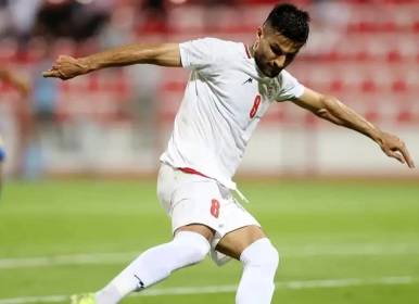 خوشحالی گل جنجالی محبی در بازی با نیوزیلند