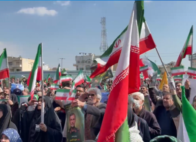 آغاز مراسم تشییع شهید تنگسیری در تهران+فیلم