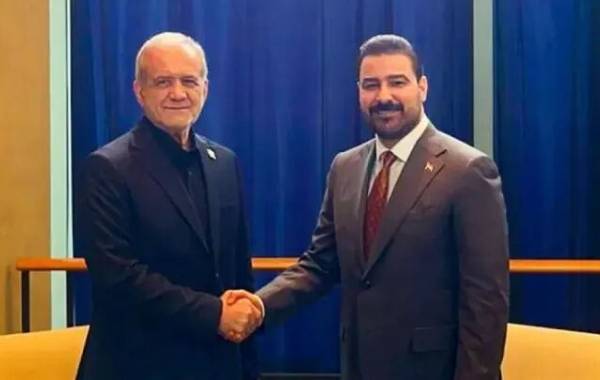 دیدار پزشکیان و نخست‌وزیر عراق در حاشیه مجمع عمومی 