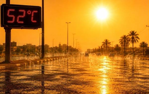 دمای این مناطق از 50 درجه عبور می کند