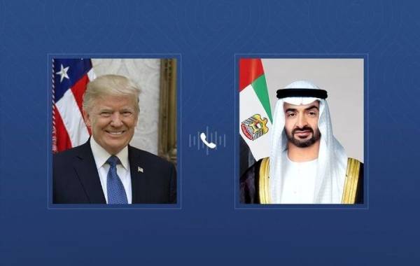 رایزنی ترامپ با رئیس امارات درباره تحولات منطقه