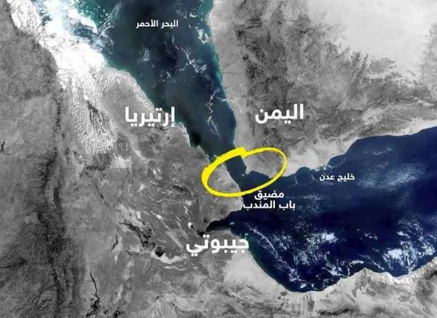 حادثه دریایی در نزدیکی تنگه باب المندب+جزئیات