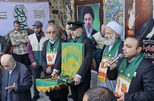 لاهیجان معطر به حضور خادمان رضوی شد