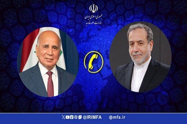 امنیت مرزها؛ محور رایزنی تلفنی عراقچی با همتای عراقی خود/ باید از تشدید تنش‌ها در منطقه جلوگیری شود