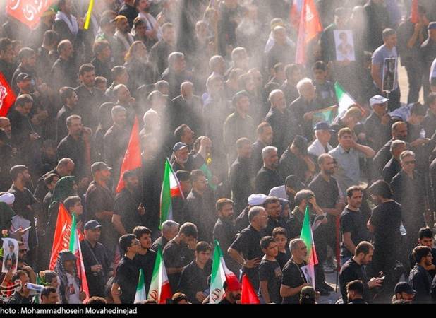 طنین «یالثارات القائد الشهید» در مصلی