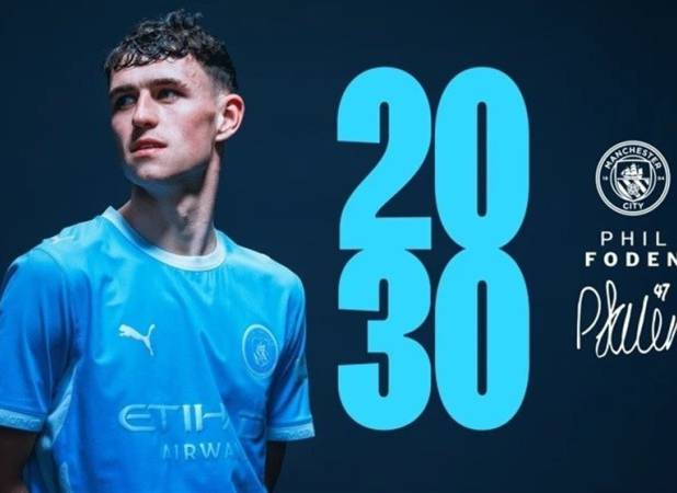 فودن تا 2030 با منچسترسیتی تمدید کرد