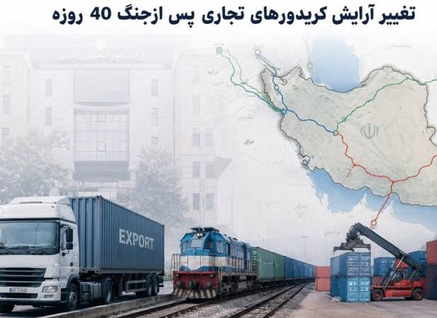 تغییر آرایش کریدورهای تجاری پس ازجنگ 40 روزه!