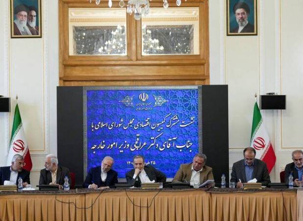 عراقچی میزبان کمیسیون اقتصادی مجلس شد+عکس