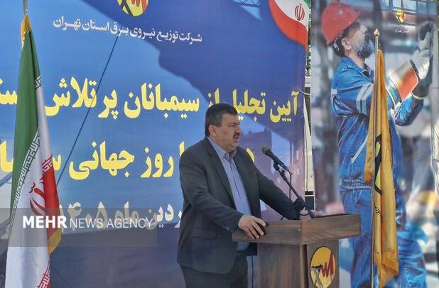۱۲۷ پست عمومی و ۱۲۹ کیلومتر شبکه تهران در جنگ تحمیلی سوم آسیب دید