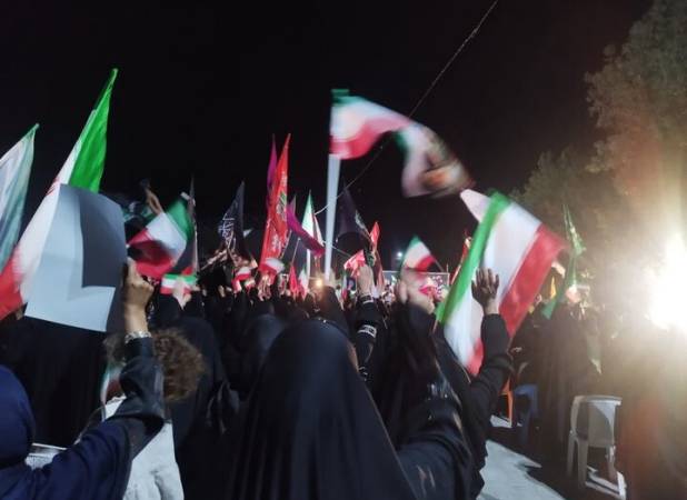 حضور هیئات مذهبی کاشان در آئین اربعین رهبر شهید