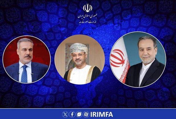گفت‌وگوی عراقچی و با وزرای امور خارجه عمان و ترکیه