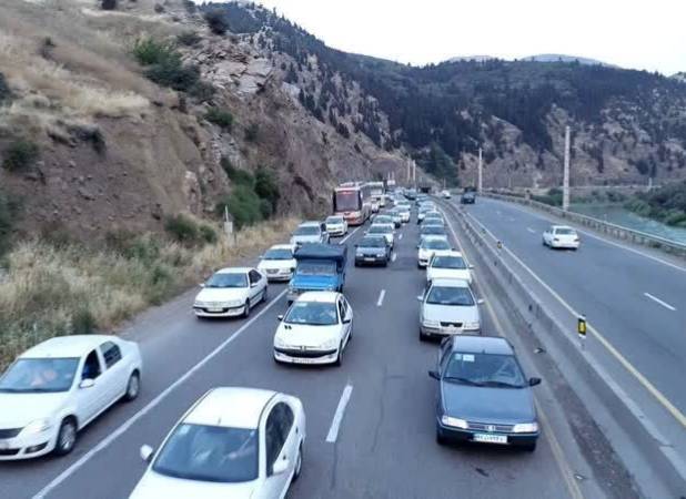 هشدار به مسافران/ ترافیک در محور رشت به قزوین سنگین است