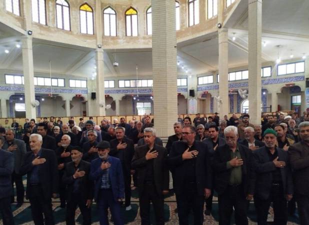 مراسم سوگواری رهبر شهید ‌در بردسکن
