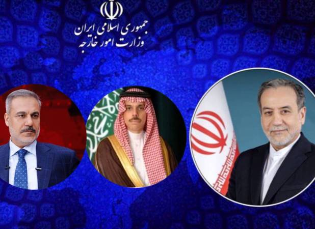 عراقچی با وزرای خارجه ترکیه و عربستان رایزنی کرد