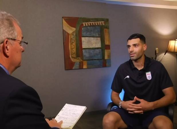 طارمی مجری آمریکایی ESPN را به چالش کشید