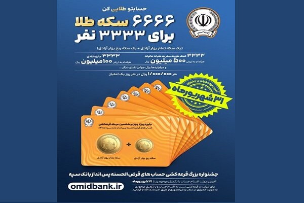 ۳۱ شهریورماه؛ آخرین مهلت شرکت در جشنواره بزرگ قرعه­ کشی بانک سپه