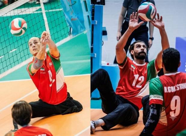 علیپوریان و بابادی، در جمع برترین بازیکنان مسابقات جهانی والیبال نشسته