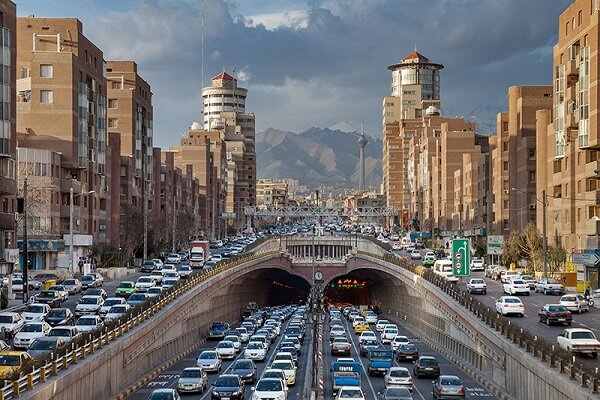 وضعیت ترافیکی شهر تهران در شانزدهمین روز فروردین ماه
