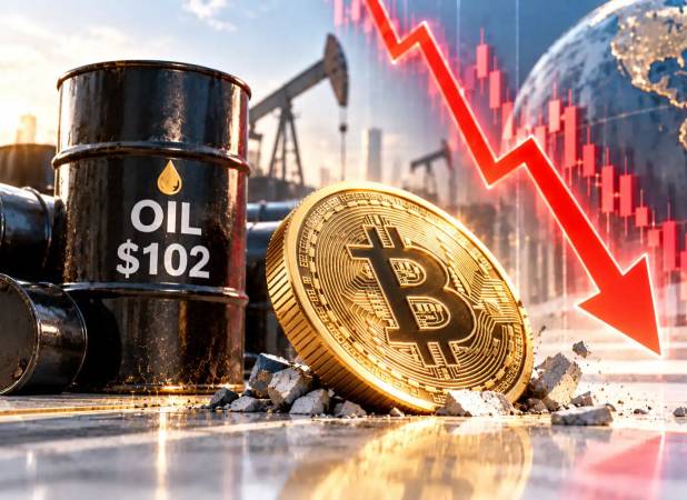 بیت‌کوین زیر آتش هرمز و اوکراین | نفت ۱۰۷ دلاری معادلات بازار را به هم زد | بازارها در وضعیت آماده‌باش قرار گرفته اند