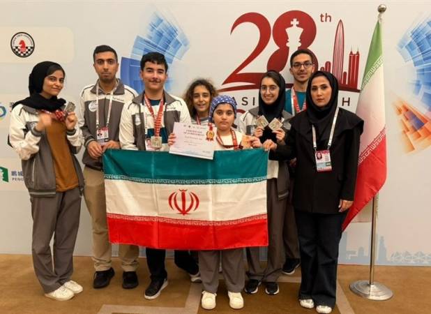 8 مدال برای شطرنج‌بازان ایران در مسابقات رده‌های سنی آسیا
