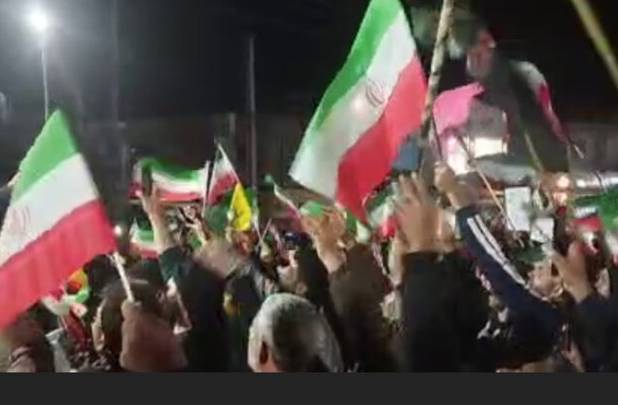 خروش مردم انقلابی گلوگاه و اقامه نماز استغاثه