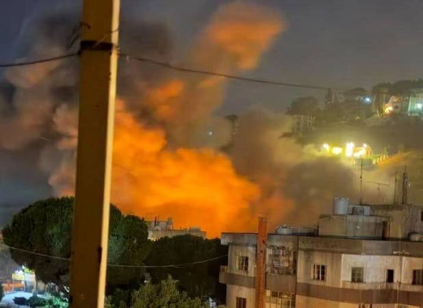 درگیری شدید حزب الله با ارتش اسرائیل در جنوب لبنان/ جنگنده ها اطراف النبطیه الفوقا را بمباران کردند