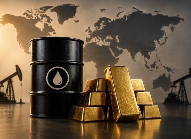 حرکت خلاف جهت قیمت نفت و طلا/ نفت به ۱۰۷ دلار رسید