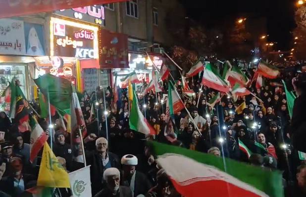 لبیک حماسی مردم تکاب به ندای رهبری در موج چهل و ششم مقاومت ملی